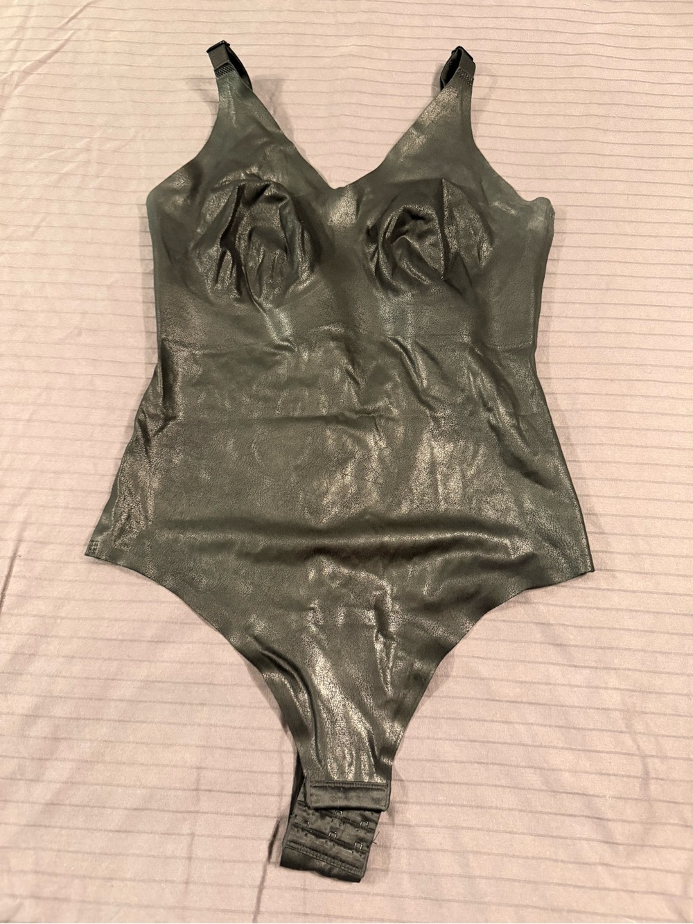 knix Metallic V-Neck Bodysuit